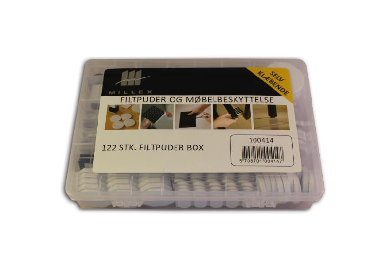 MILLEX 122 STK FILTDUPPER - ASSORTERET - HVID