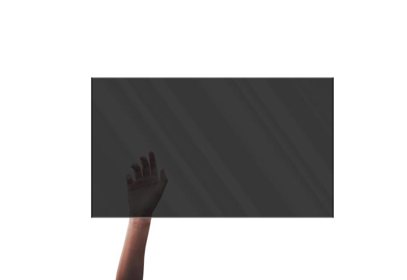 MILLEX PLASTGLAS - 600 X 400 X 4 MM - SORT