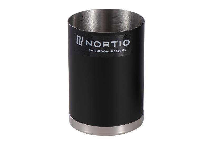 *NORTIQ TANDKRUS SORT RUSTFRIT STÅL