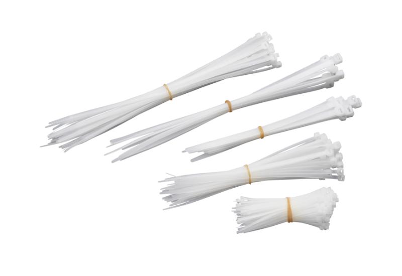 WERKZEYT BINDE BÅND, HVID, SÆT MED 250 STK