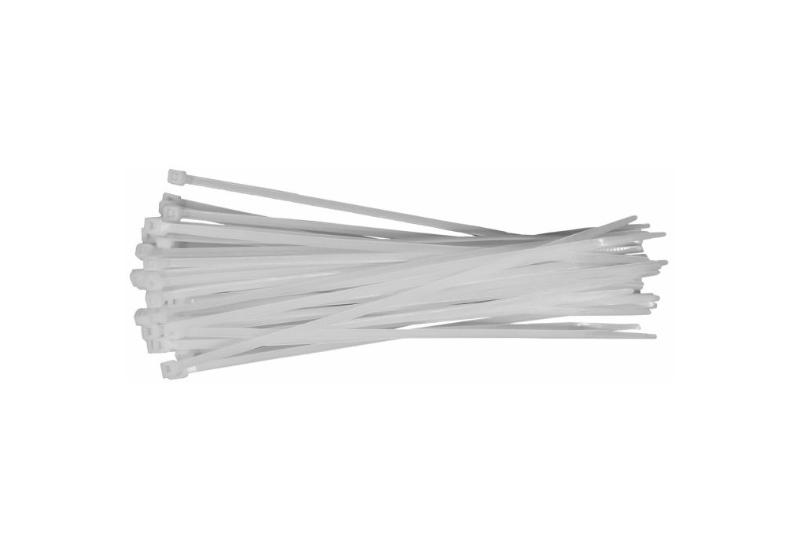 WERKZEYT KABEL STRIPS 250 MM, 50 STK HVID