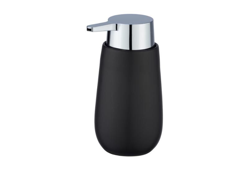 WENKO BADI SÆBEDISPENSER - SORT, KERAMIK
