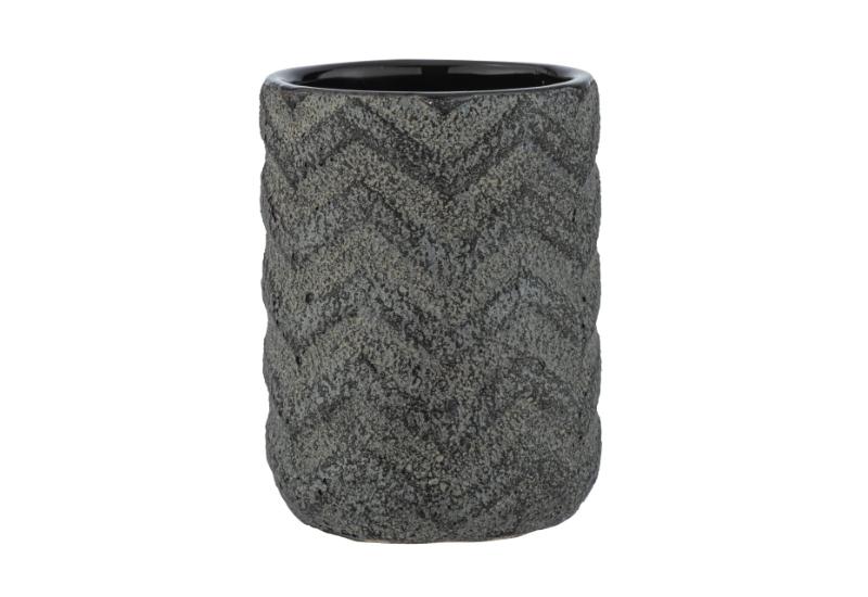 WENKO MANTUA VANDKRUS - SORT KERAMIK