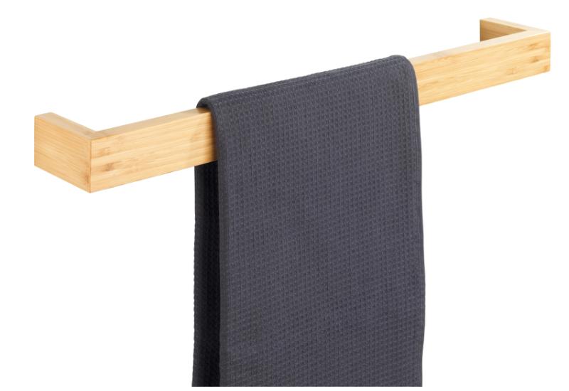WENKO Håndklædeholder Bambus 60cm