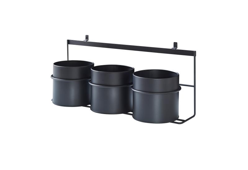 MILLEX MATSORT UNI OPBEVARING 3 STK TIL AKUSTIKPANEL - SORT