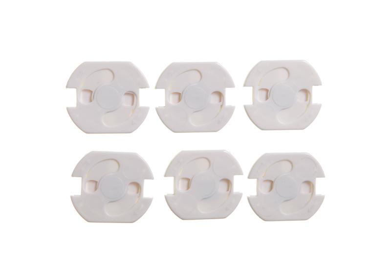 DREAMBABY SIKKERHEDSDÆKSEL T/ STIKKONTAKT 6 STK - HVID