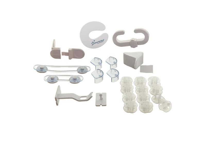 DREAMBABY 35 STK BABYSIKRING PAKKE - HVID / TRANSPARENT