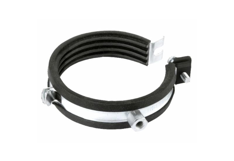 CORNAT RØRKLEMME M/ ISOLERING 40-43 - 2 STK - KROM / SORT