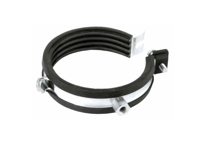 CORNAT RØRKLEMME M/ ISOLERING 57-60 - 1 STK - KROM / SORT