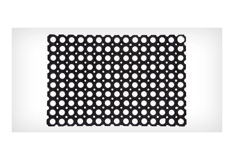 LAKO VERA GUMMIMÅTTE - 60 X 40 CM - SORT