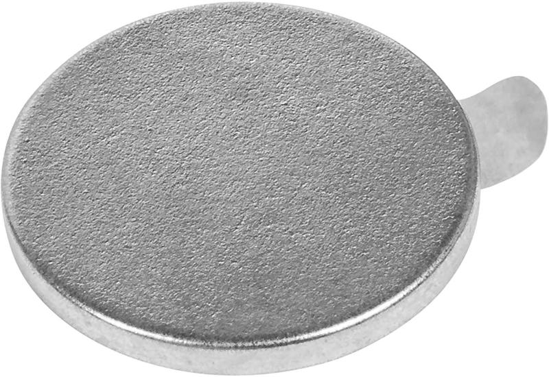 CONNEX NEODYMIUM SELVKLÆBENDE RUND SKIVEMAGNET 5 STK - KROM