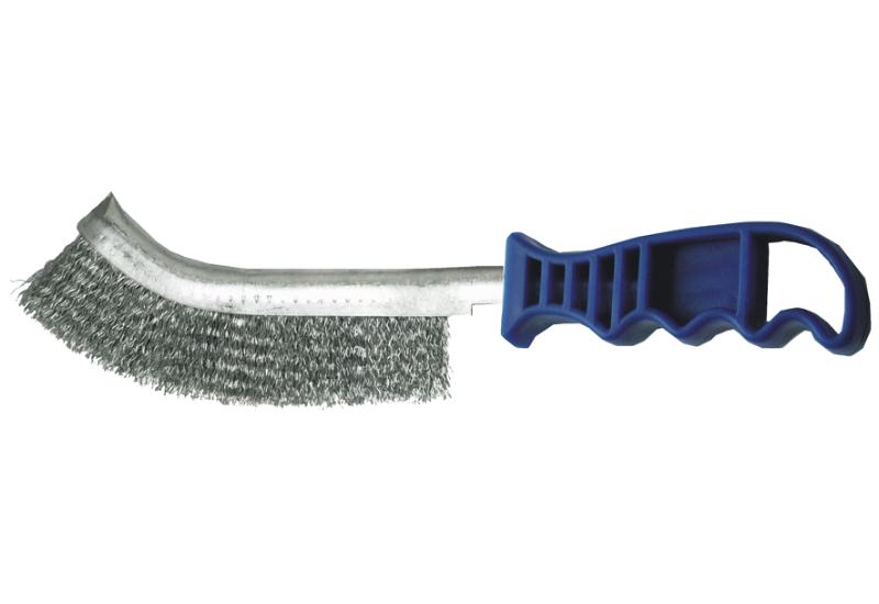WERKZEYT STÅLBØRSTE MED PVC HÅNDTAG