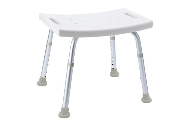 RIDDER ASSISTENT BADESTOL JUSTERBAR - 34-44 CM - HVID