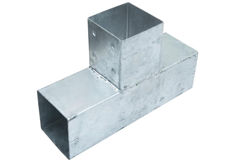 CONNEX STOLPEHJØRNE ENKELT - 305 X 200 MM - GALVANISERET STÅL